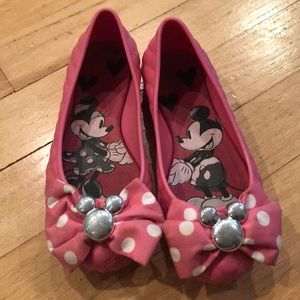 Minnie Mouse ballet flats VGUC size 11